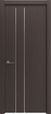 Межкомнатная дверь VISION 44 Кортекс, (215) Темный каштан, 600/700/800*2000 мм.